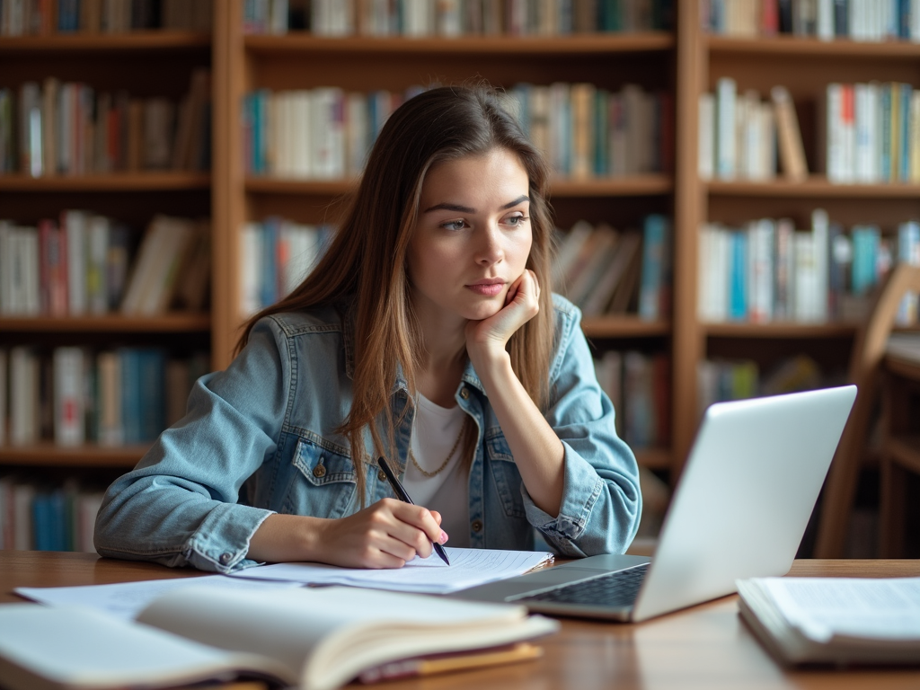 Person researching public policy