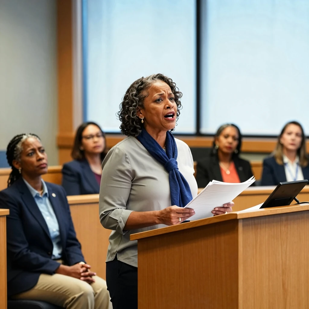 Volunteer engaging in advocacy to drive change