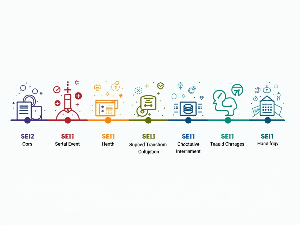 Infographic of virtual event planning timeline