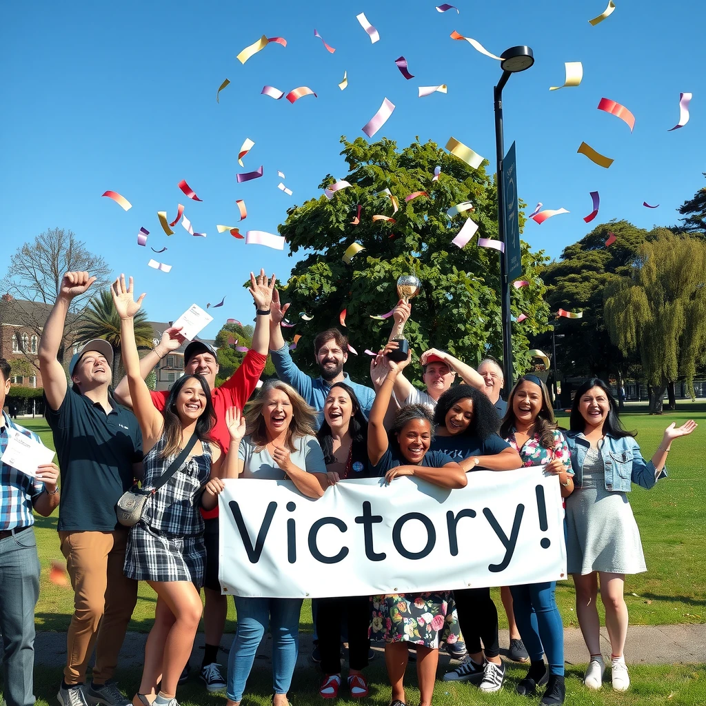 Celebrating advocacy campaign success