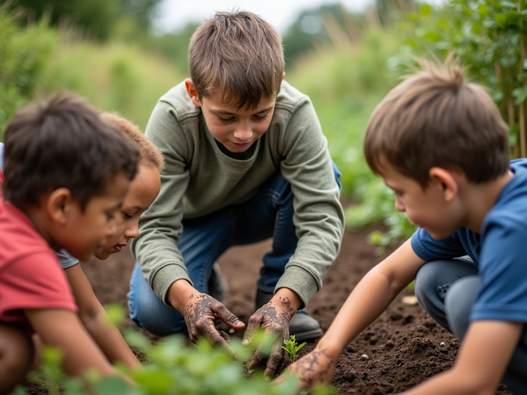 Teen building leadership skills through community involvement