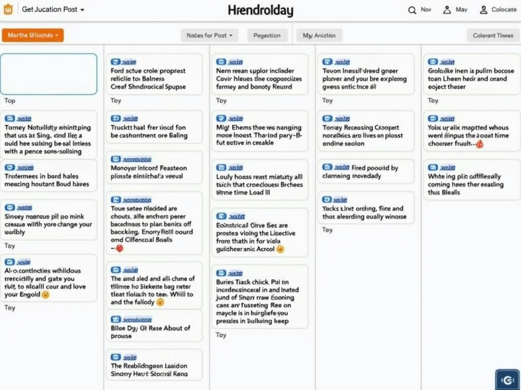 Social media content calendar for nonprofit