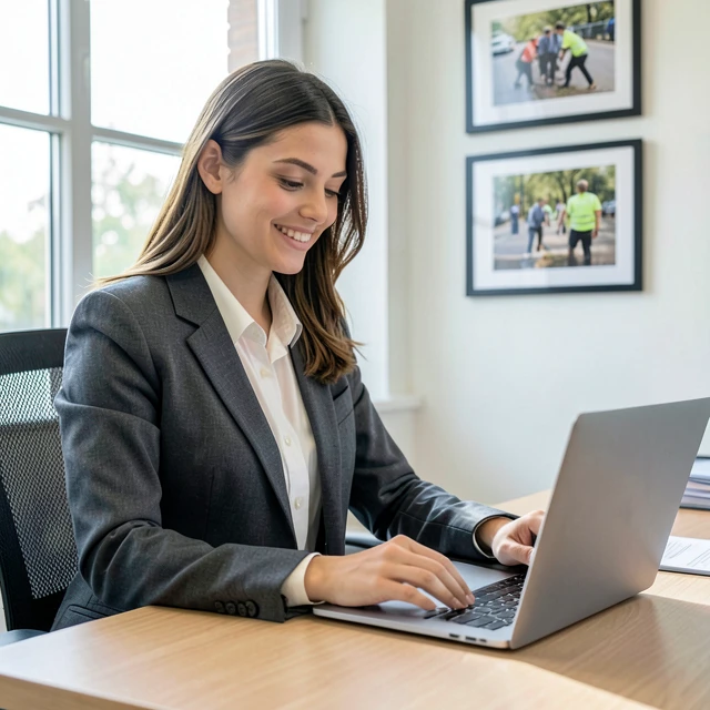 Professional reviewing resume highlighting volunteer achievements