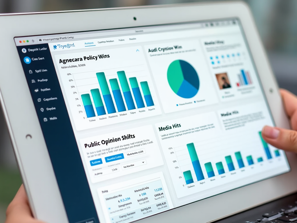 Advocacy metrics dashboard
