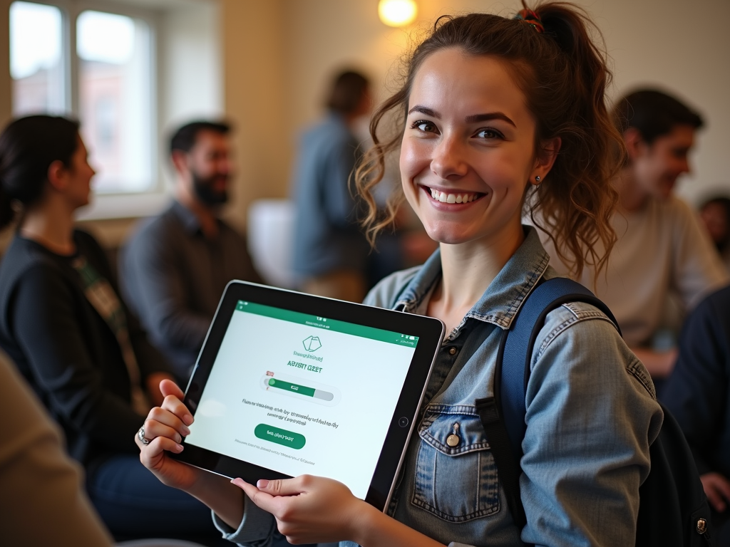 Volunteer raising funds online