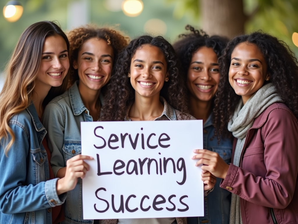 Celebrating the success of a service learning project