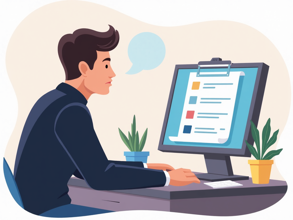 A person researching volunteer opportunities in advocacy.