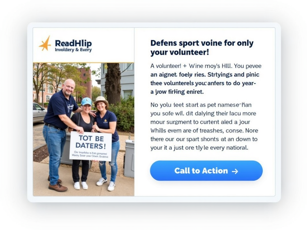 Social media promotion for volunteer recruitment