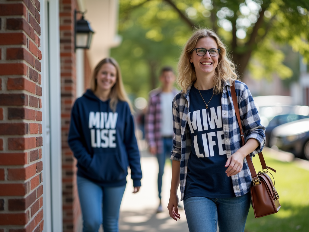 Volunteers canvassing for a political campaign