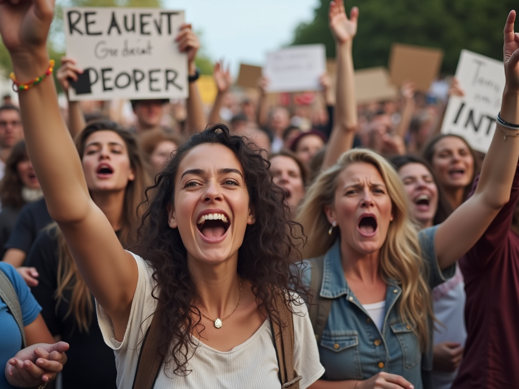 Activists rallying for social change
