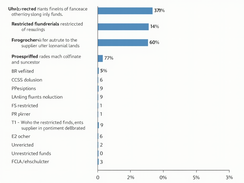 Restricted vs. unrestricted funds chart