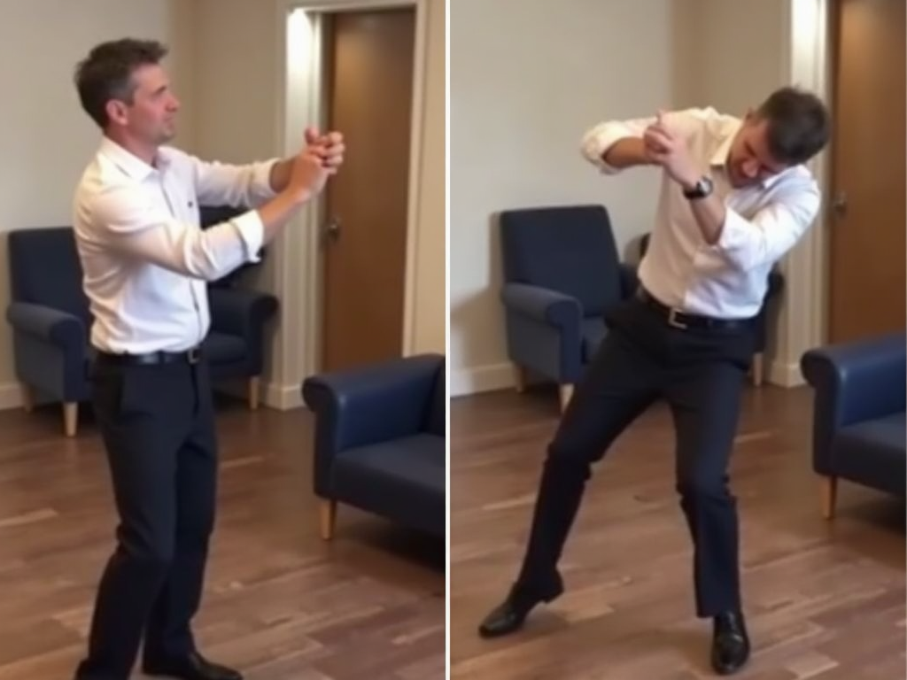 Politician doing a TikTok dance challenge