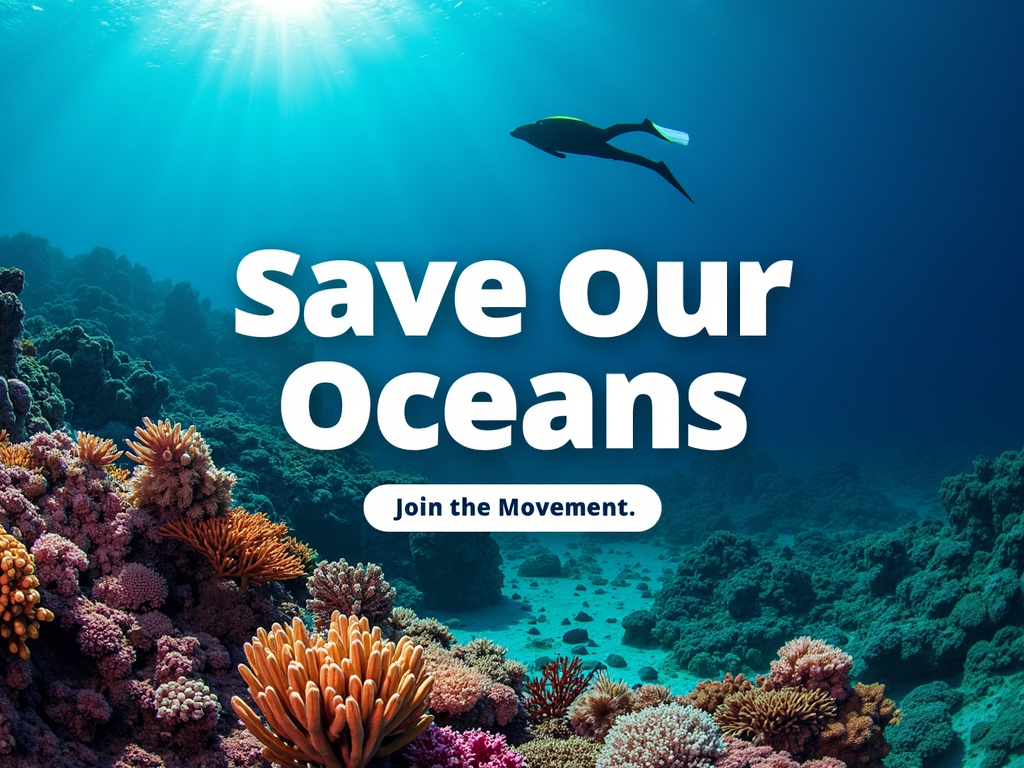Example of an environmental activism image created with the HiDream Image Generator.
