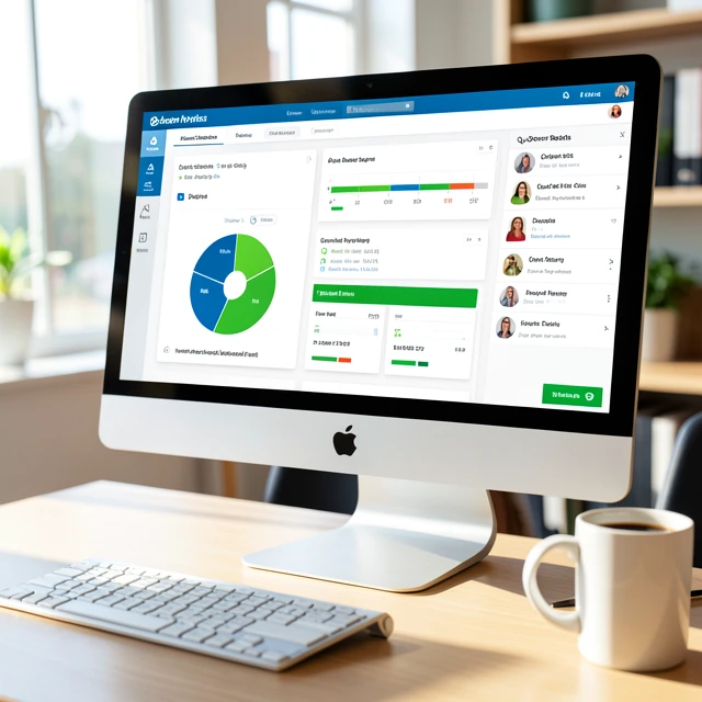 Nonprofit accounting software dashboard with fund tracking
