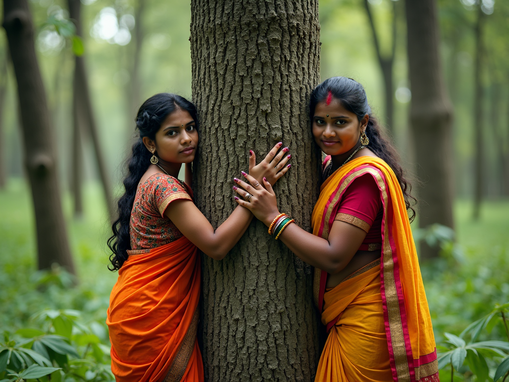 Chipko movement in action