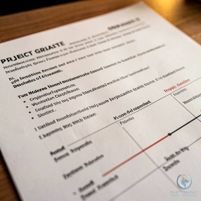 Professional grant proposal document ready for submission