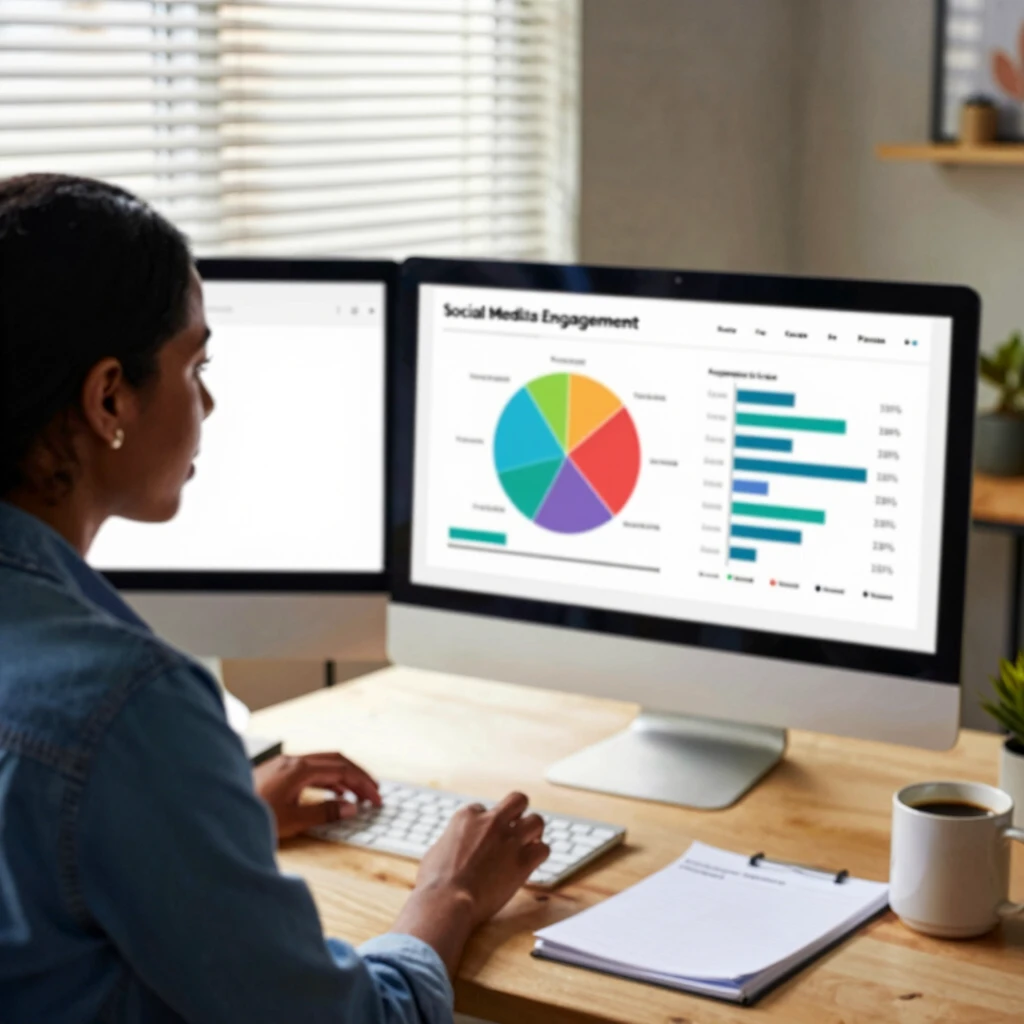 Nonprofit leader reviewing advocacy campaign data