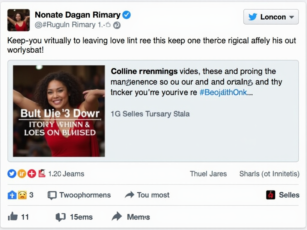 A popular social media post promoting an advocacy campaign.