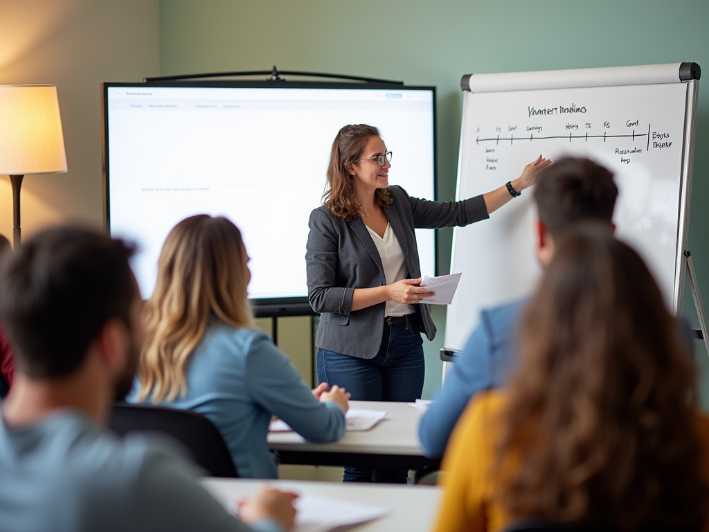 Volunteer training session