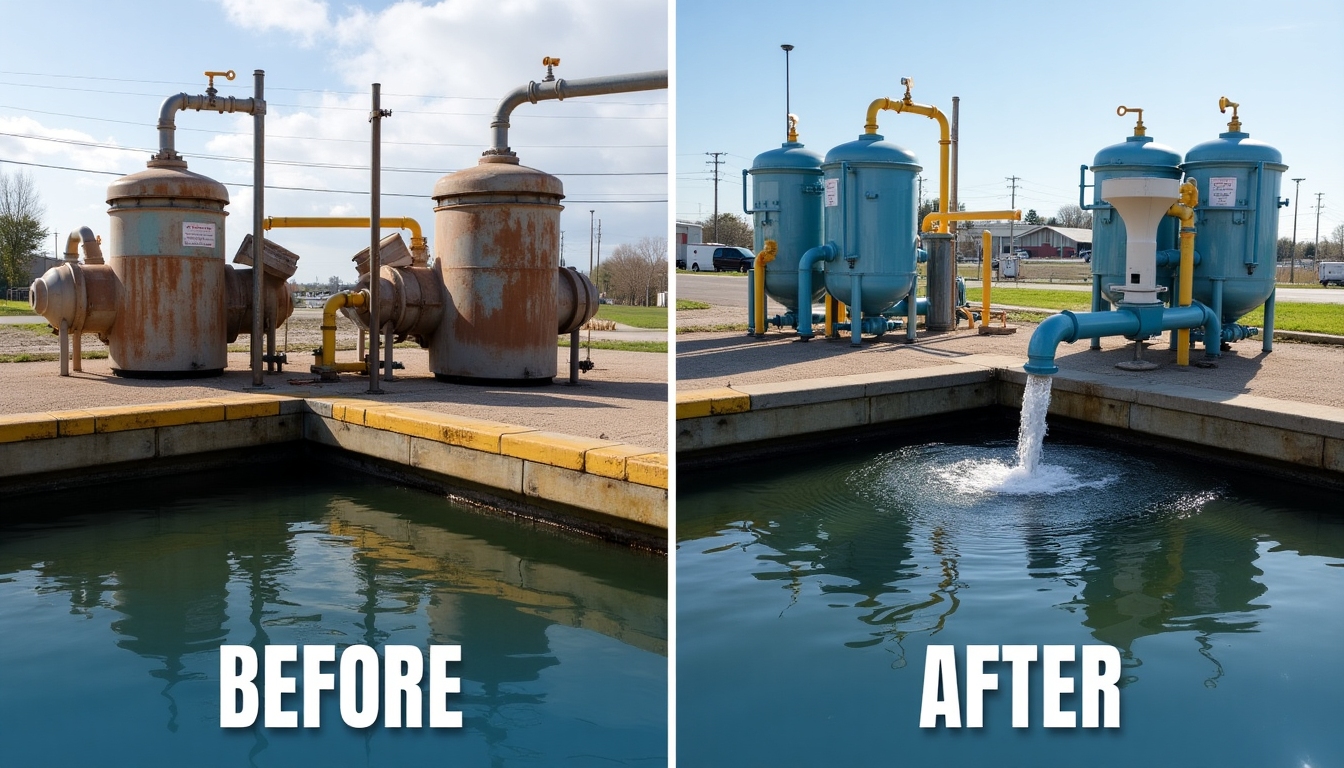 Transformation of Flint's water treatment facility through advocacy efforts.