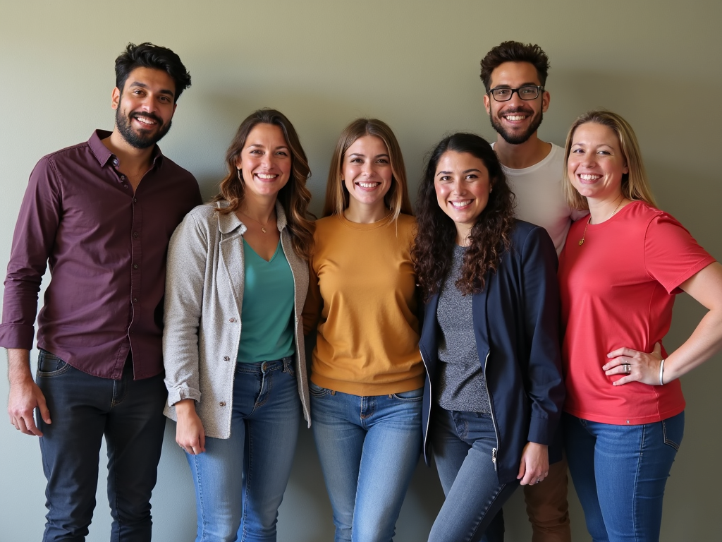 Group of volunteers after a project.