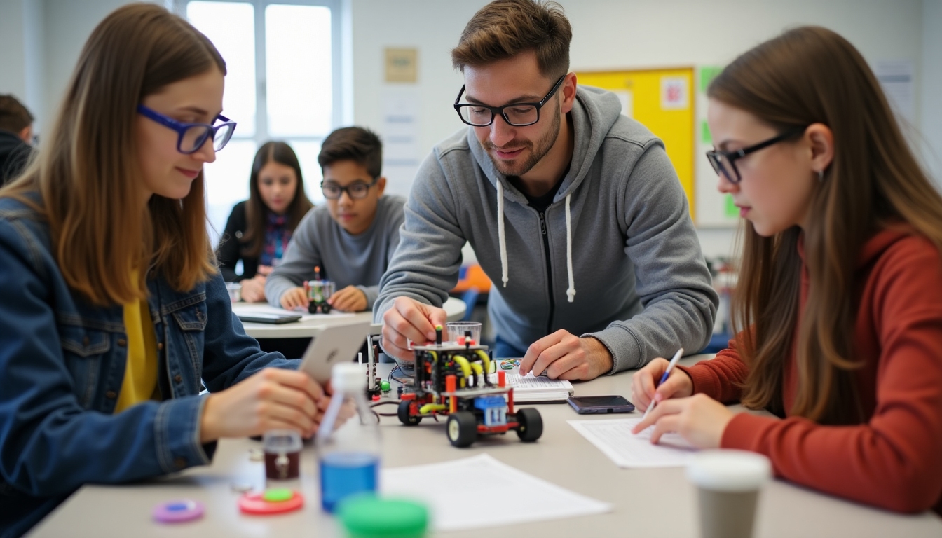 Hands-on workshop with students