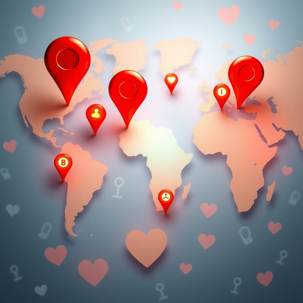 Global map of healthcare volunteering destinations