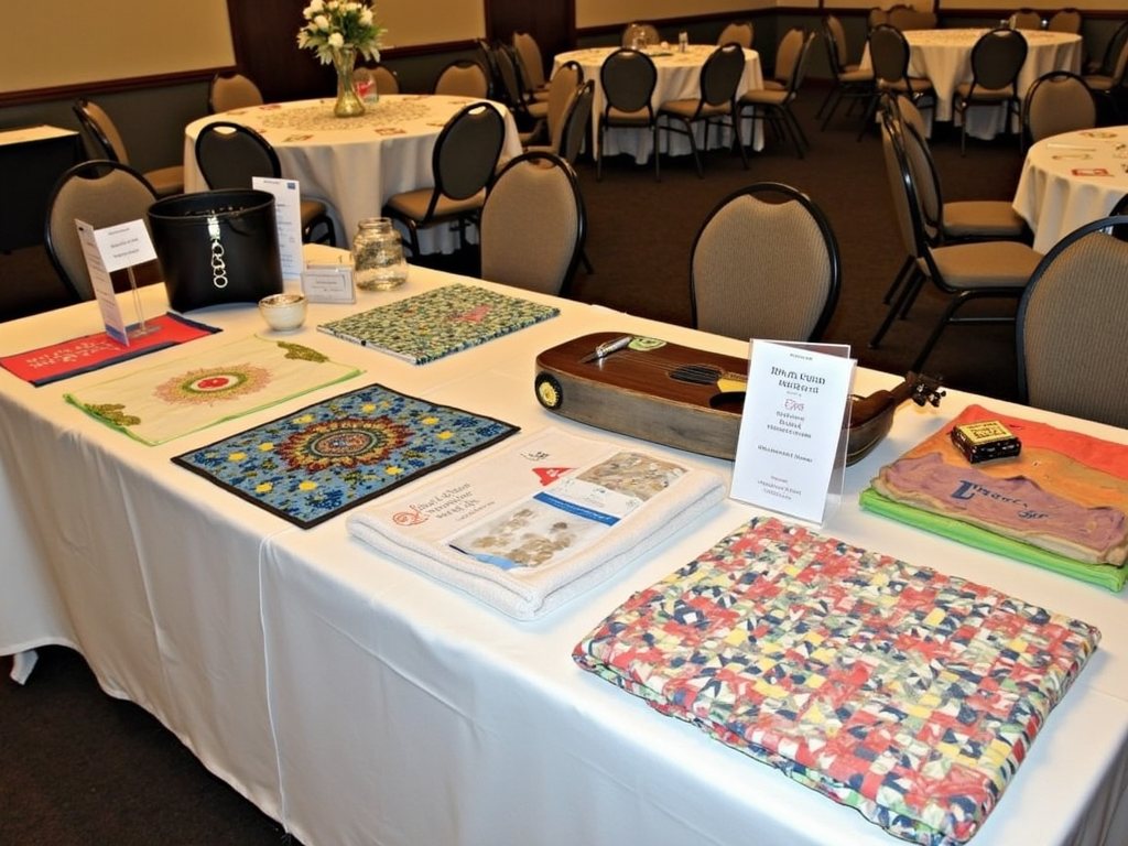 Auction table at gala
