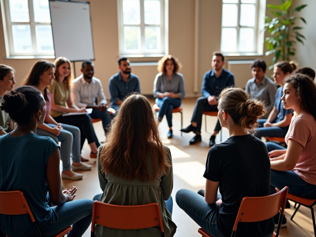 Volunteers participating in an advocacy training workshop.