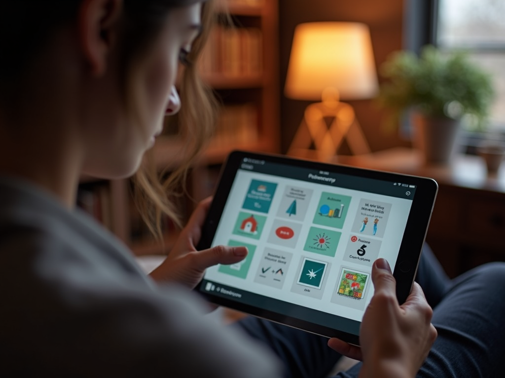 Language learner using AI-powered spaced repetition app