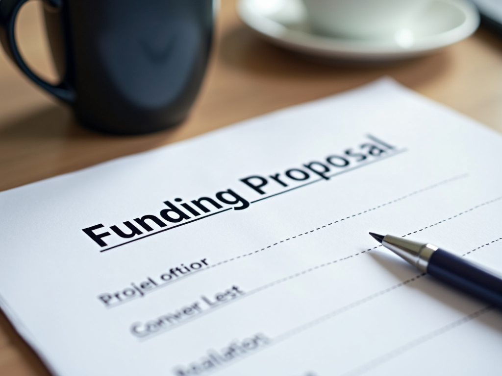 Funding proposal on desk