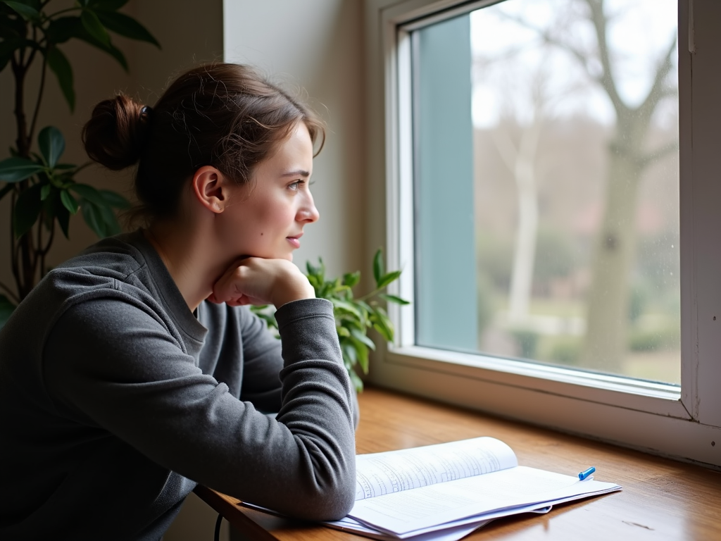Volunteer reflecting on their language learning journey