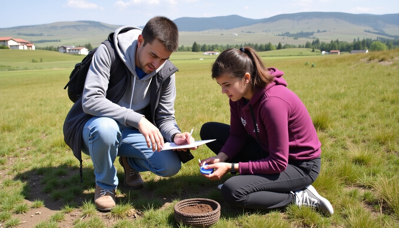 Students Conducting Environmental Surveys
