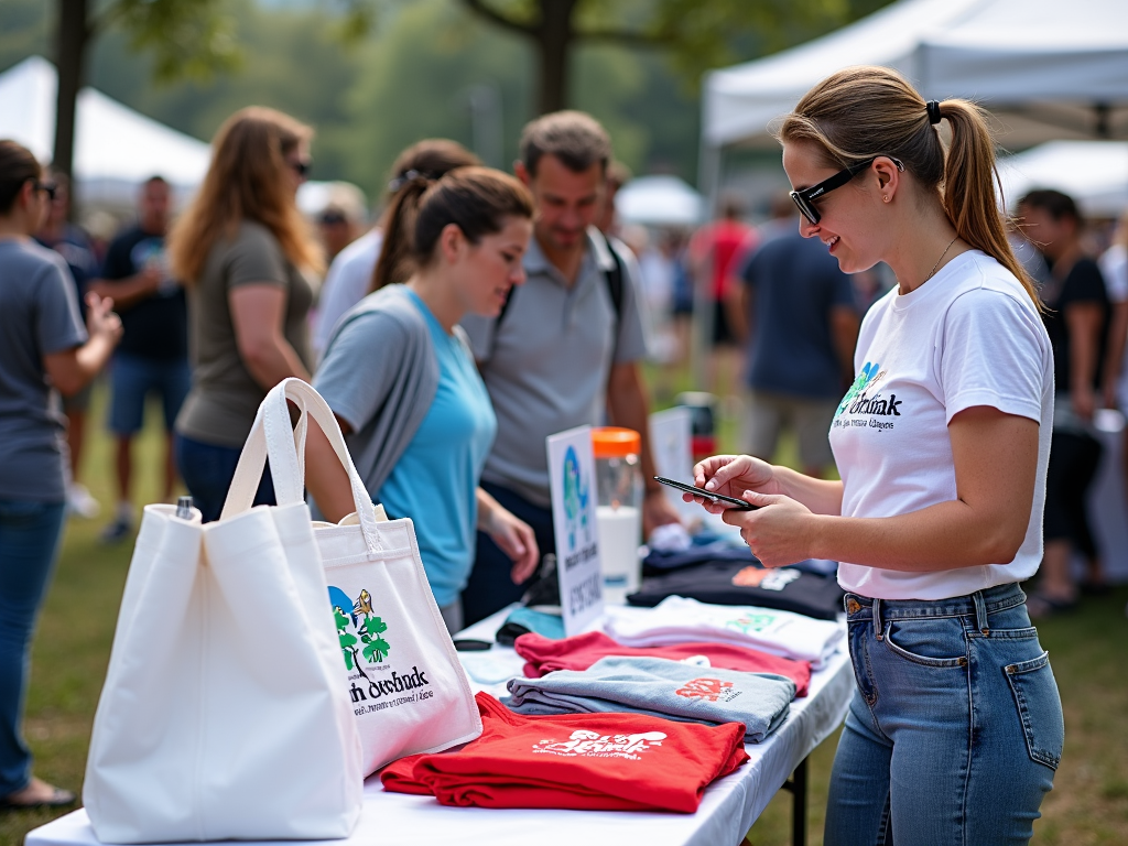 Non-profit merchandise for sale