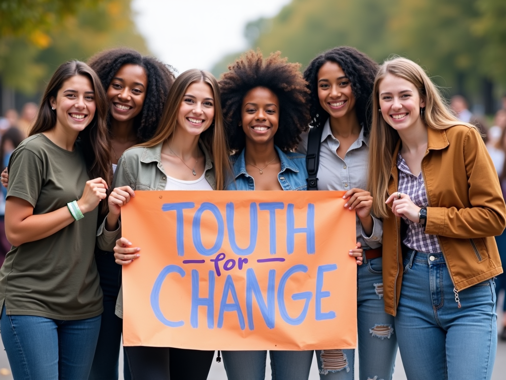 Youth advocates celebrate a successful project