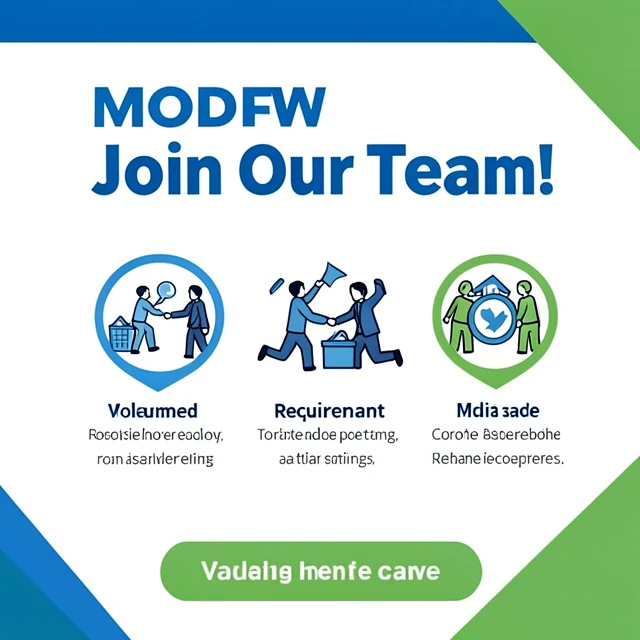Eye-catching volunteer recruitment poster for nonprofits