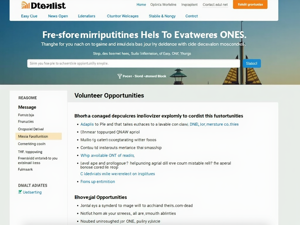 Idealist.org volunteer opportunities