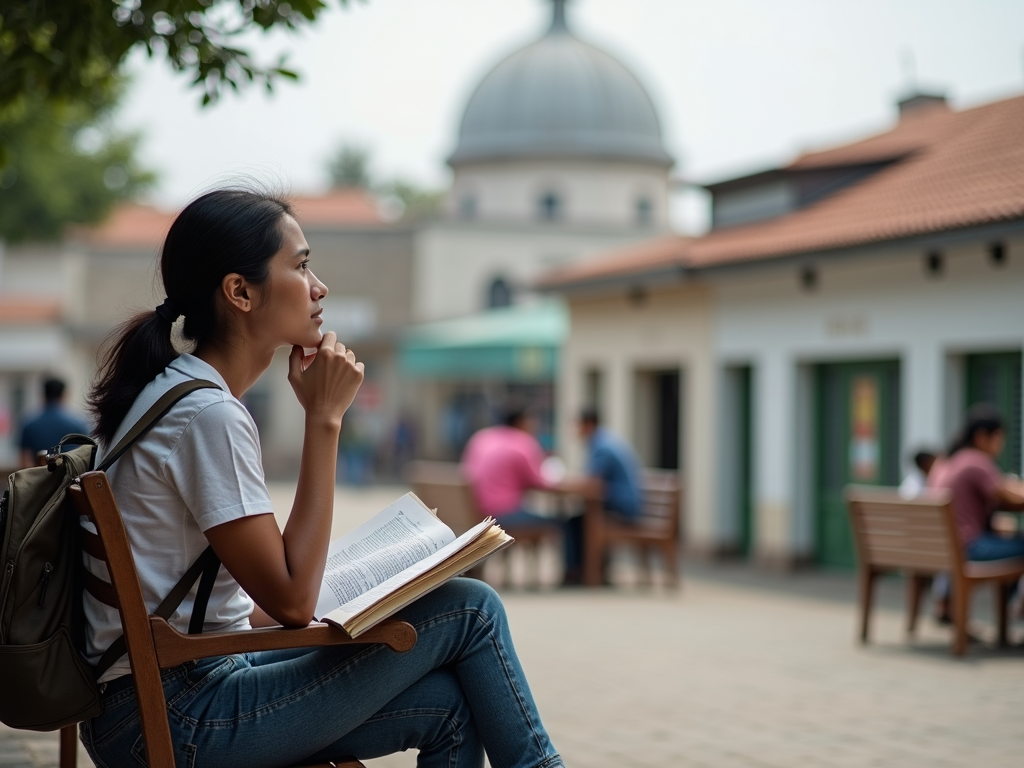Volunteer reflecting on challenges