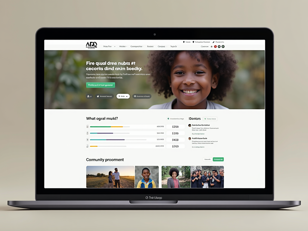 NGO crowdfunding campaign page