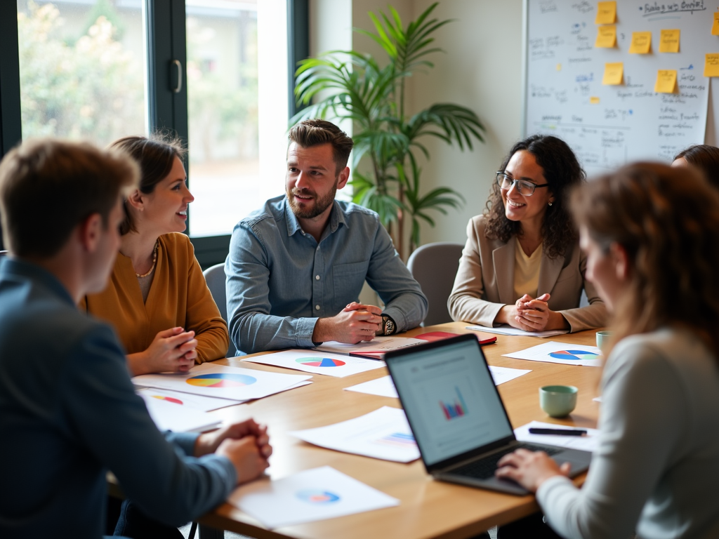 Advocates collaborating on research-driven strategy