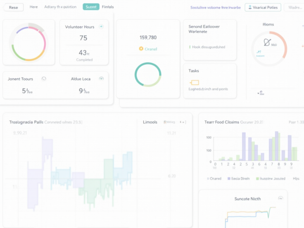 Digital volunteering impact dashboard.