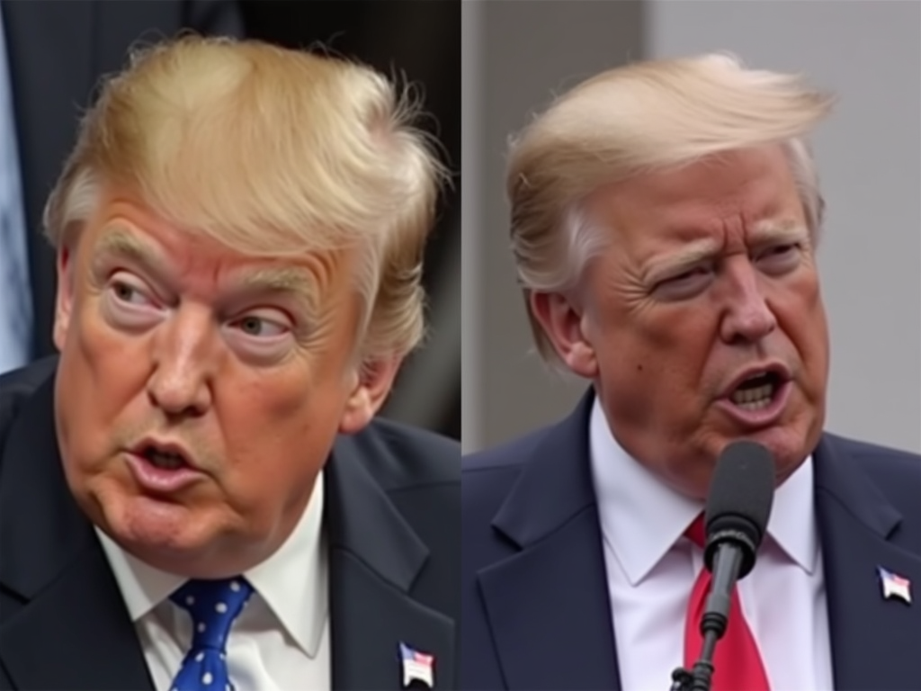 A screenshot of a popular TikTok challenge promoting a political campaign.