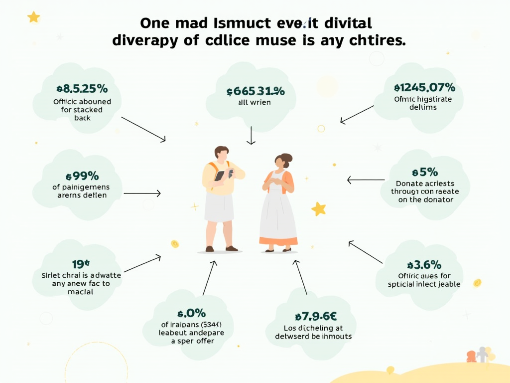 Shareable donation impact infographic