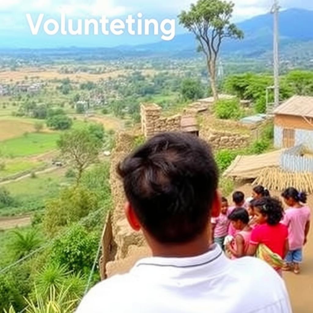 Scenic view of the volunteering location