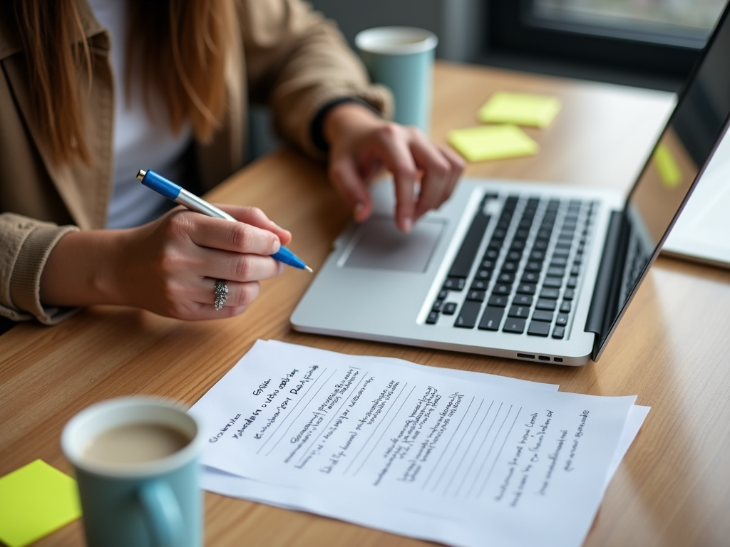 Nonprofit leader writing volunteer roles