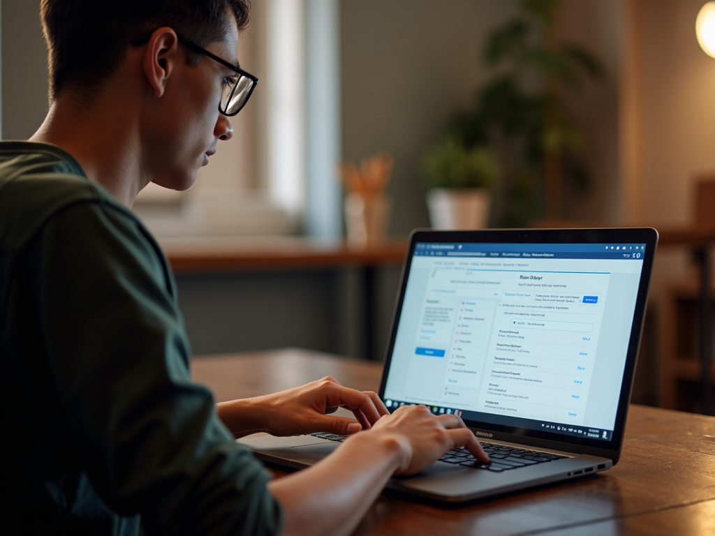 Volunteer fixing nonprofit website