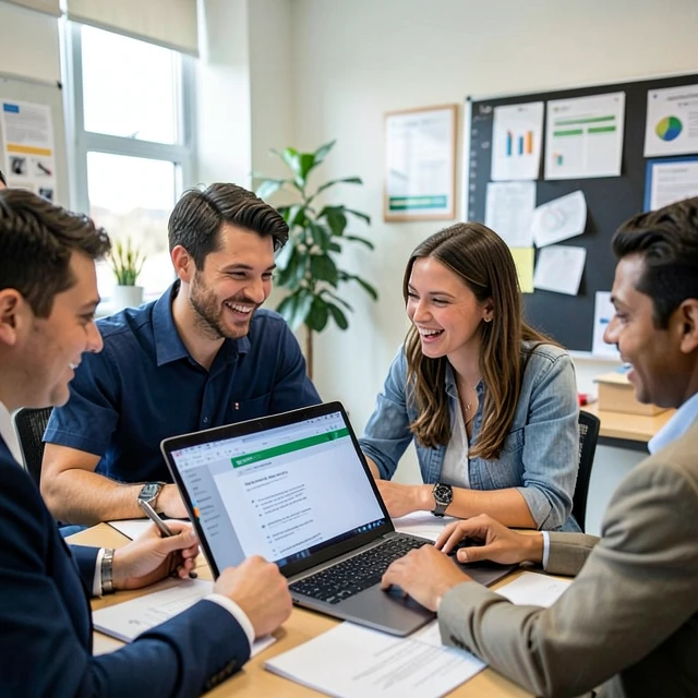 Skilled volunteer providing professional expertise to a nonprofit organization