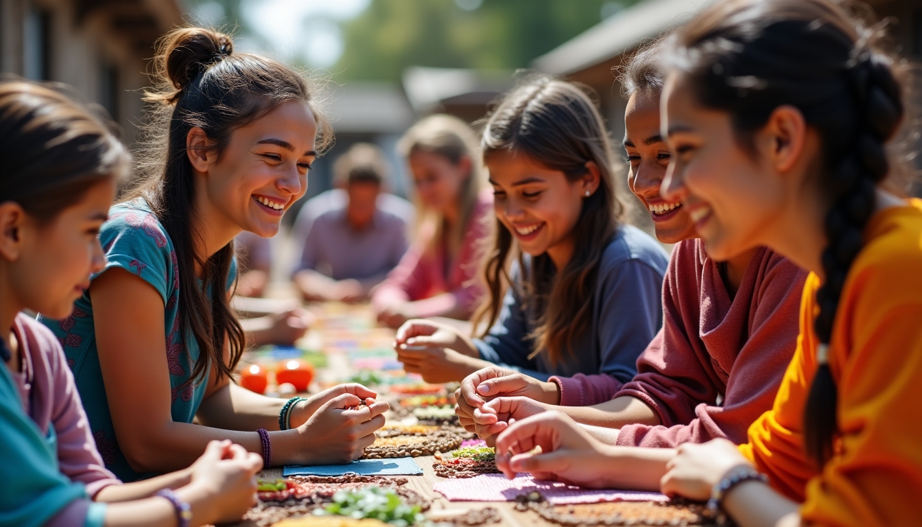 Cultural exchange in volunteering