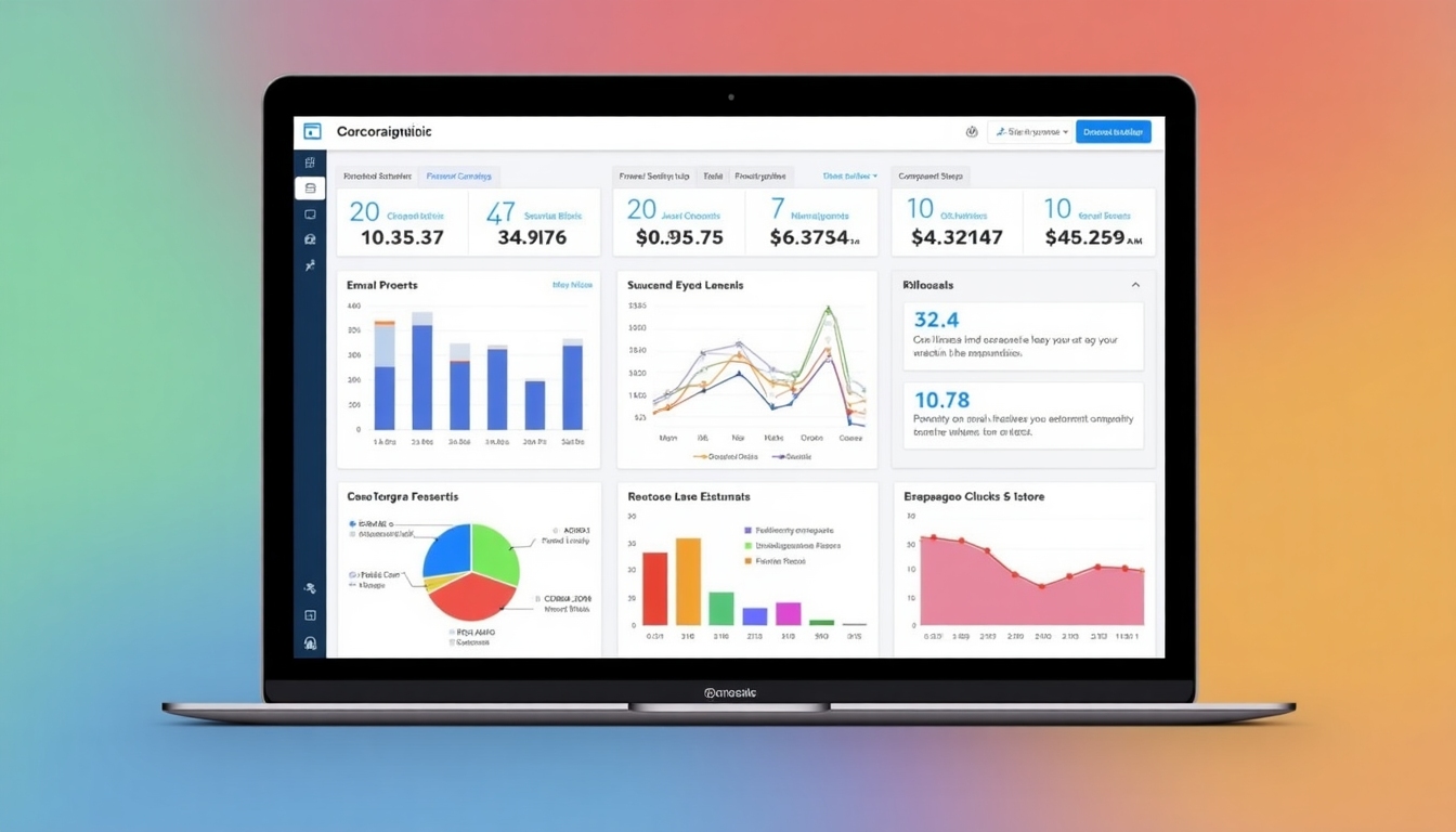 Analytics dashboard for campaign tracking