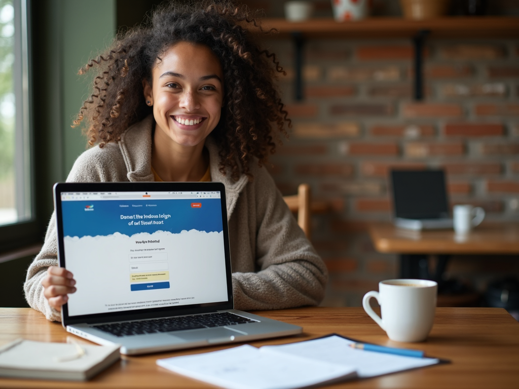 Volunteer hosting a virtual fundraiser